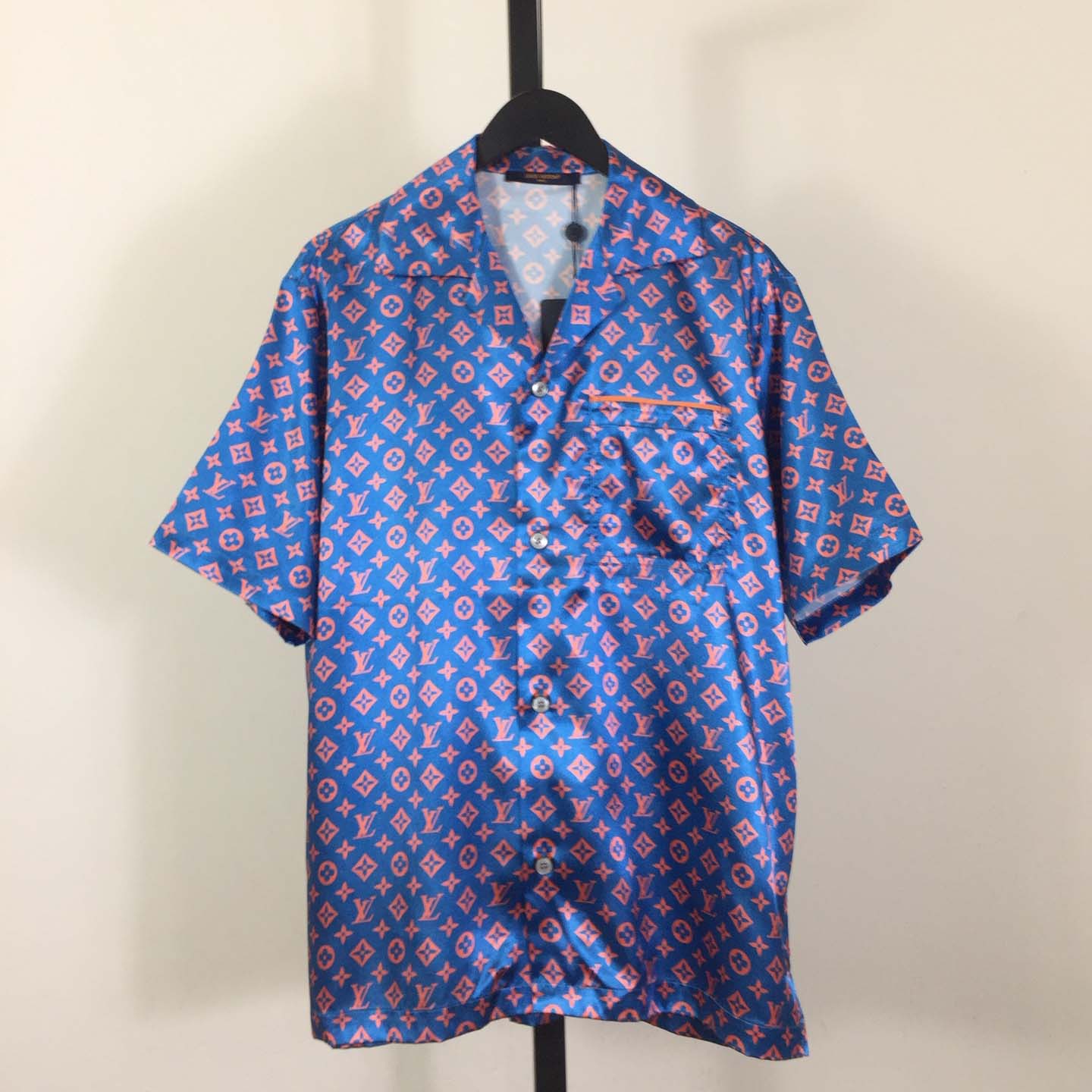 Louis Vuitton Monogram Short-Sleeved Shirt    - FashionPlug