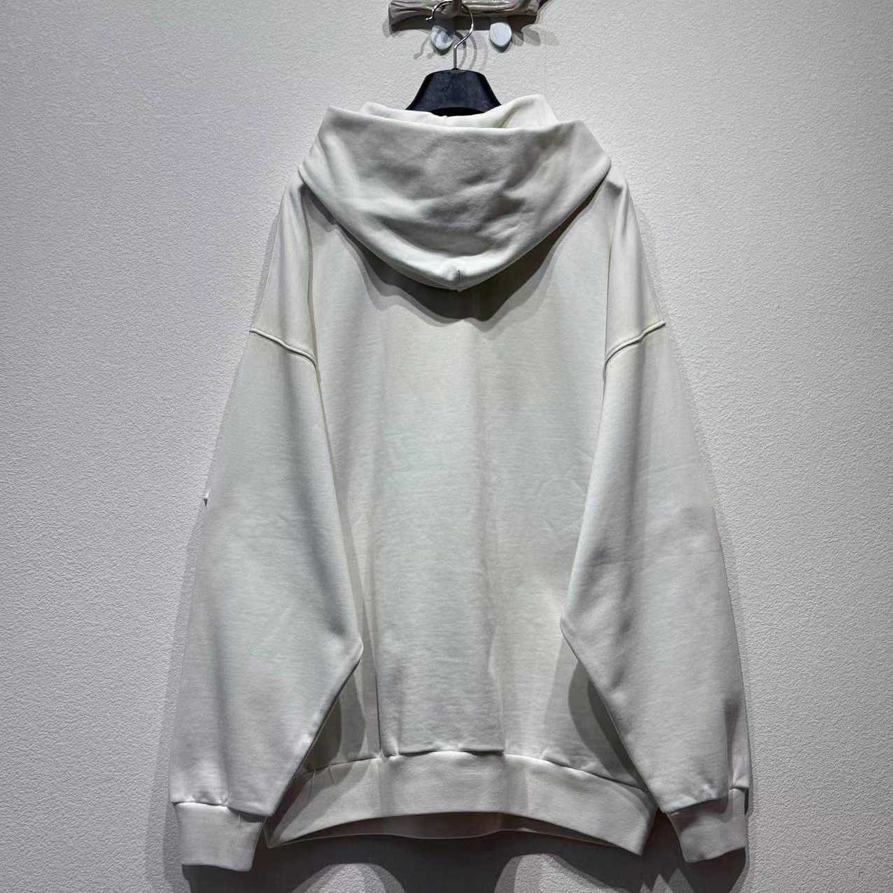 Balenciaga City Of Angels Hoodie Medium Fit In Dirty White  - FashionPlug
