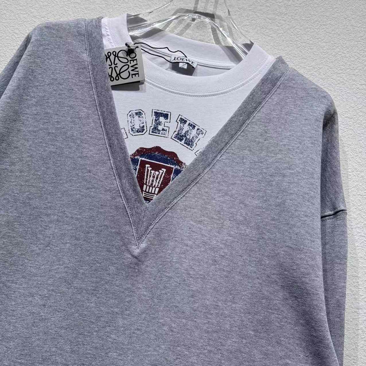 Loewe Sweatshirt In Cotton - FashionPlug