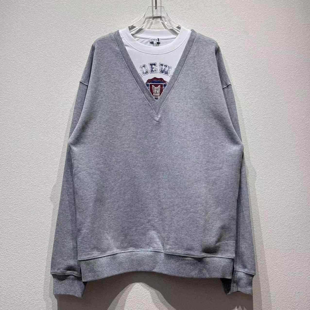 Loewe Sweatshirt In Cotton - FashionPlug
