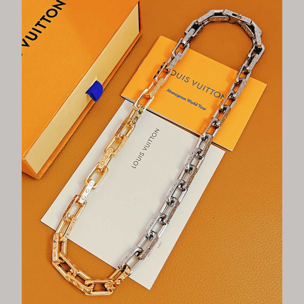 Louis Vuitton Monogram Necklace - FashionPlug