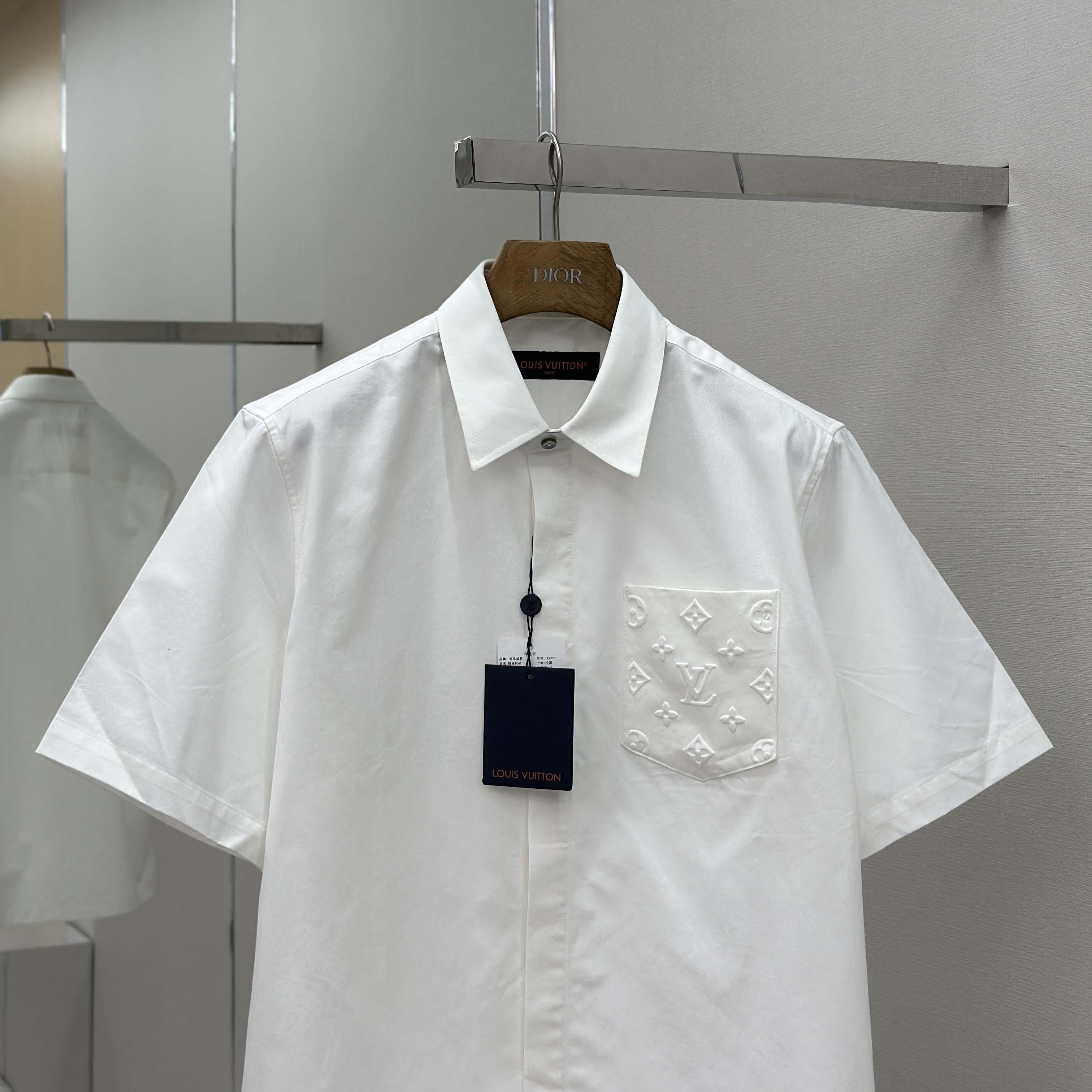 Louis Vuitton Monogram Pocket Short-Sleeved Shirt   1AHVYO - FashionPlug