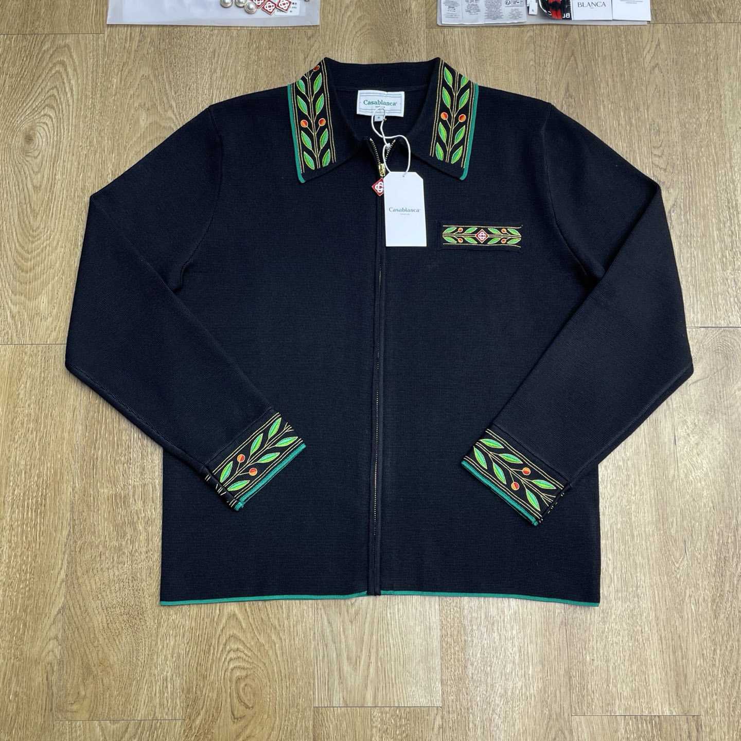 Casablanca Laurel Knit Jacket   Z6019 - FashionPlug