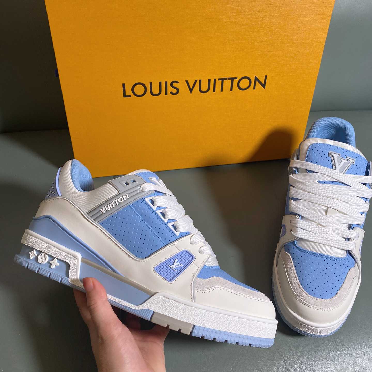 Louis Vuitton LV Trainer Sneaker      1AHTEI - FashionPlug