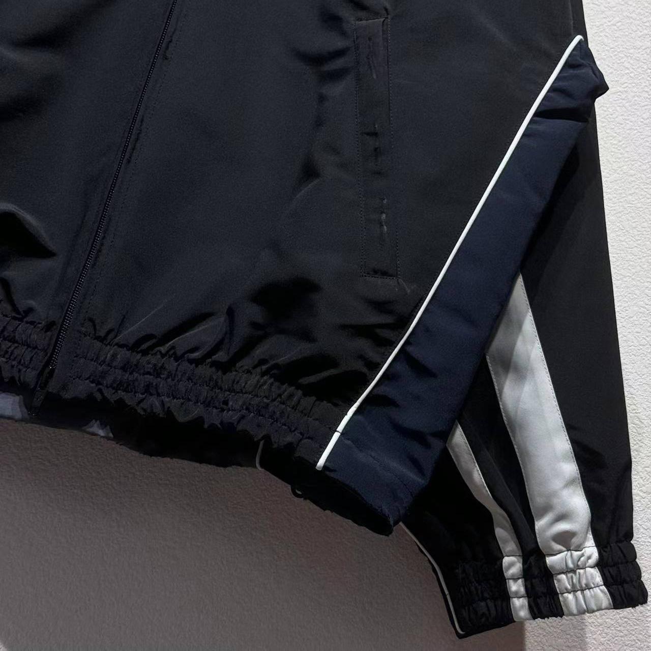 Balenciaga 50/50 tracksuit Jacket In Washed Black - FashionPlug