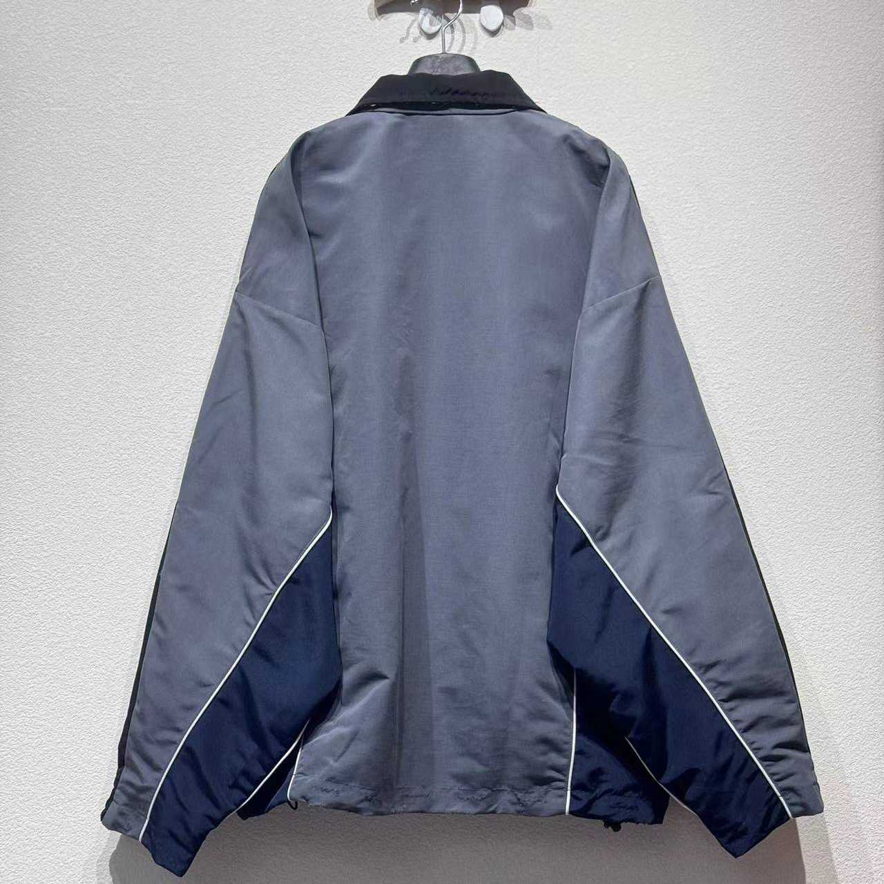Balenciaga 50/50 tracksuit Jacket In Washed Black - FashionPlug