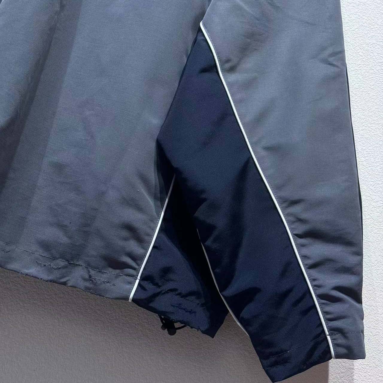 Balenciaga 50/50 tracksuit Jacket In Washed Black - FashionPlug