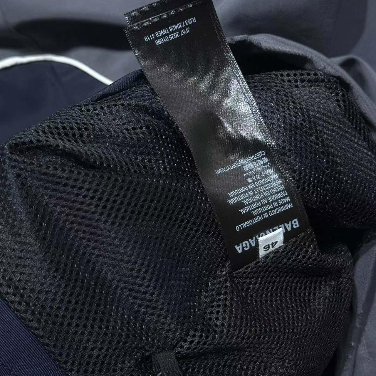 Balenciaga 50/50 tracksuit Jacket In Washed Black - FashionPlug