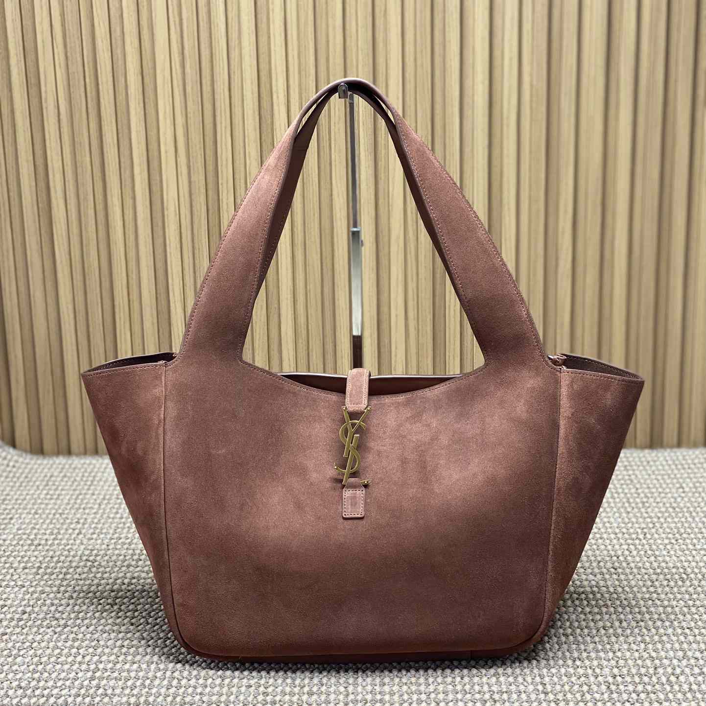 Saint Laurent LE 5 À 7 Bea In Suede - FashionPlug