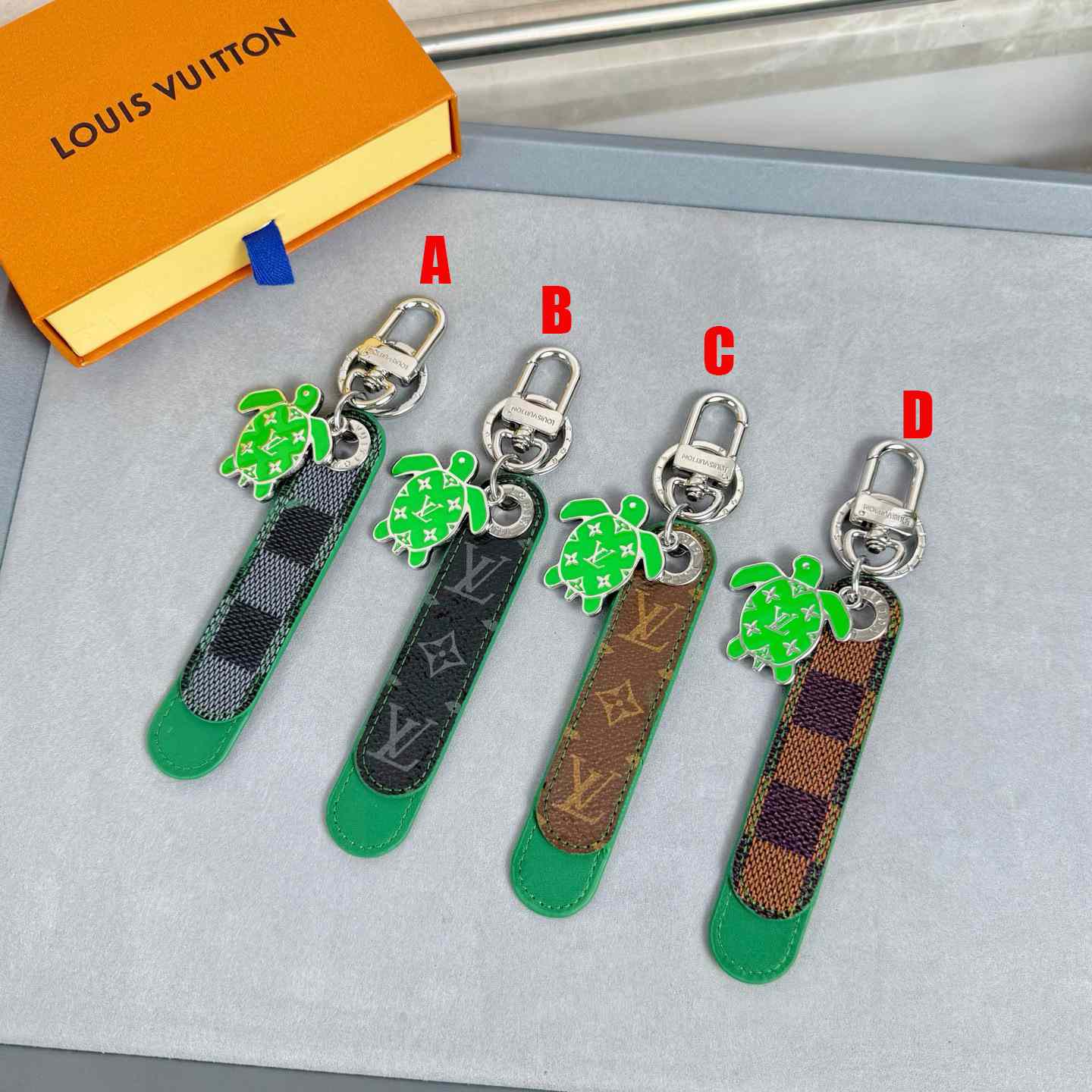 Louis Vuitton Dragonne Tab Key Holder and Bag Charm   M02564 - FashionPlug