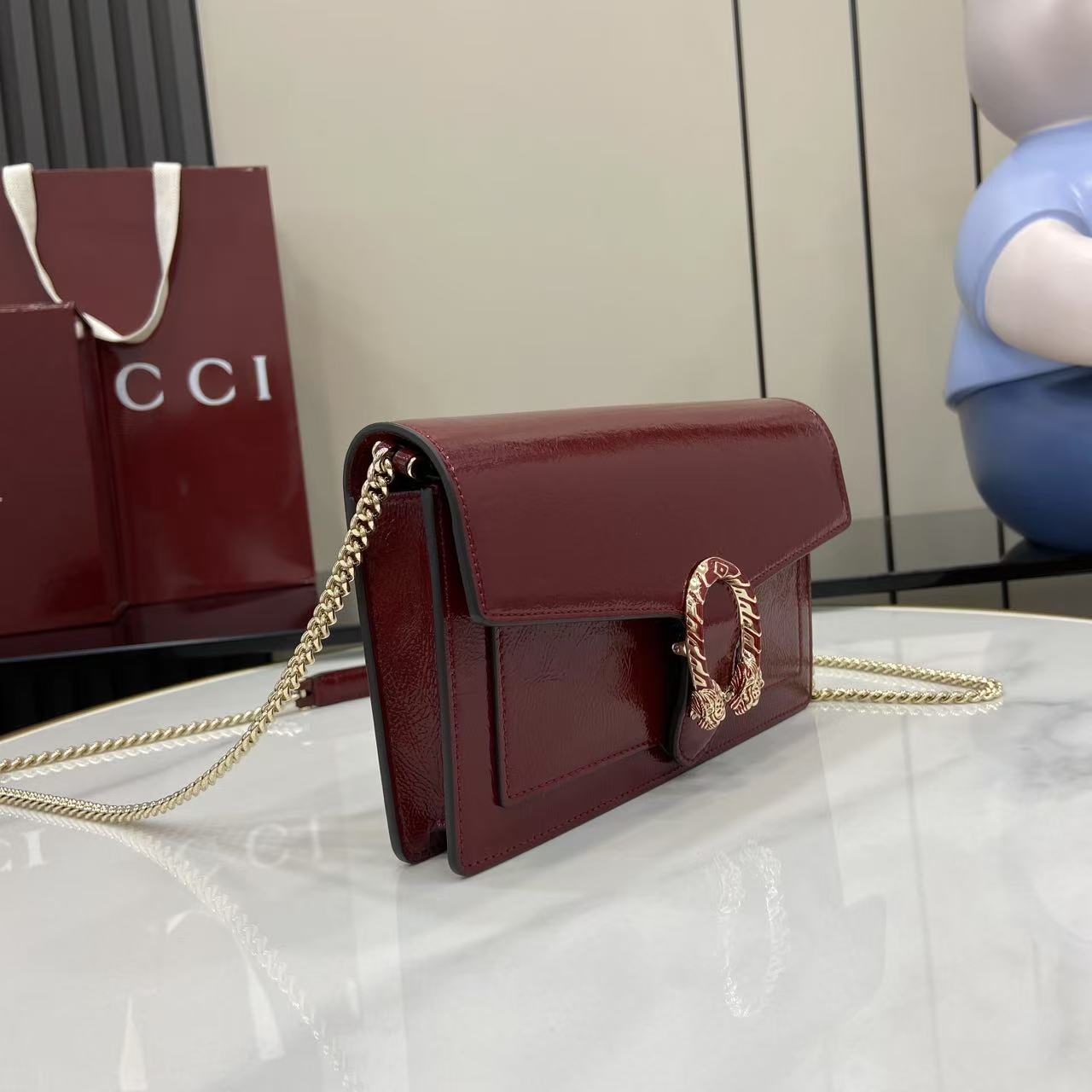 Gucci Dionysus Wallet On Chain - FashionPlug
