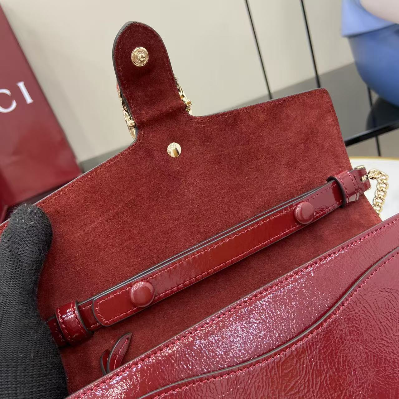 Gucci Dionysus Wallet On Chain - FashionPlug