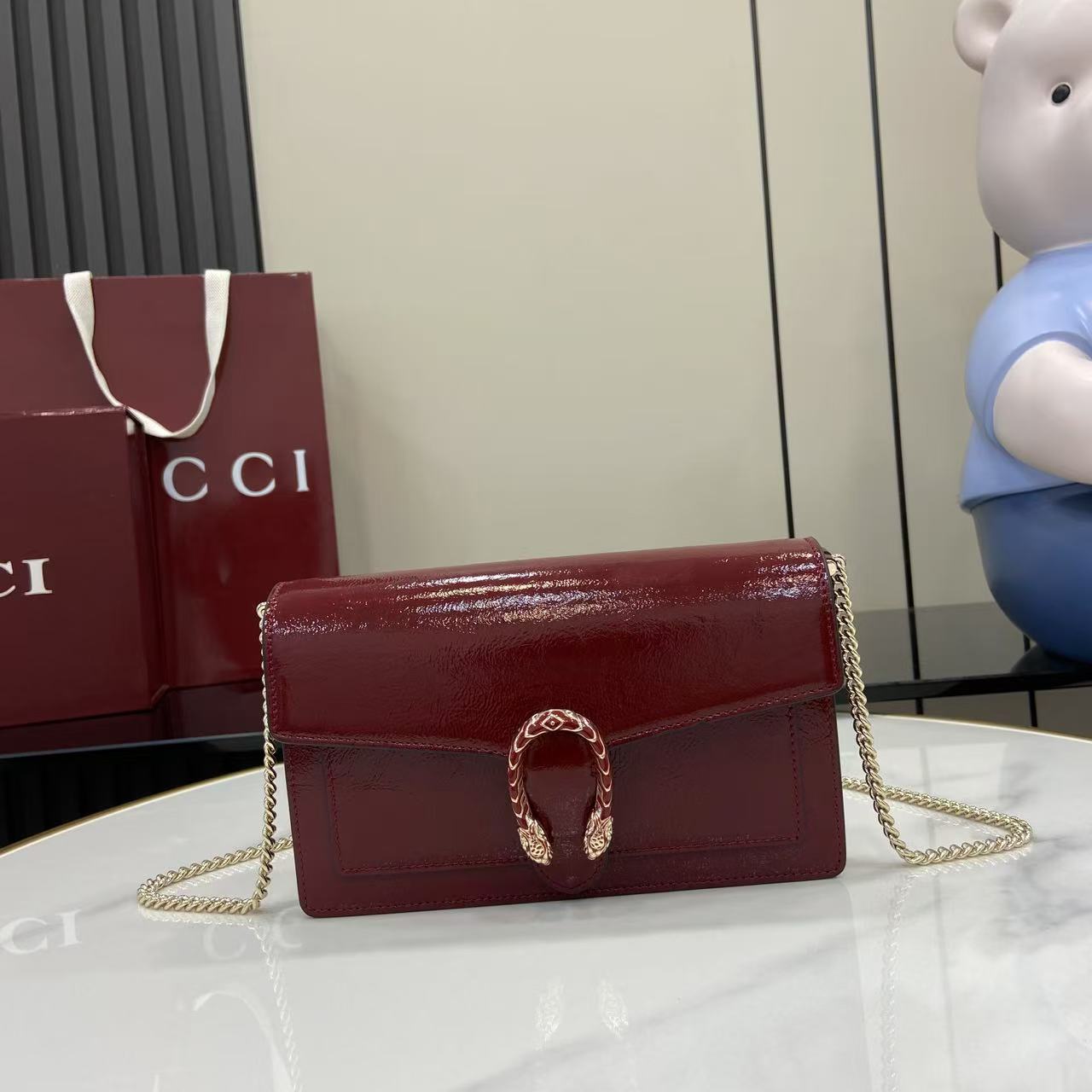 Gucci Dionysus Wallet On Chain - FashionPlug