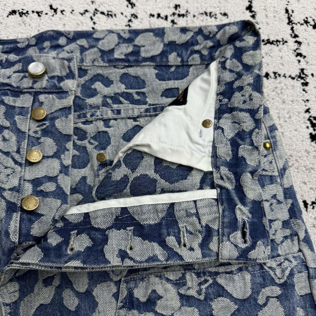 Louis Vuitton Jacquard Workwear Denim Pants   1AILS9 - FashionPlug