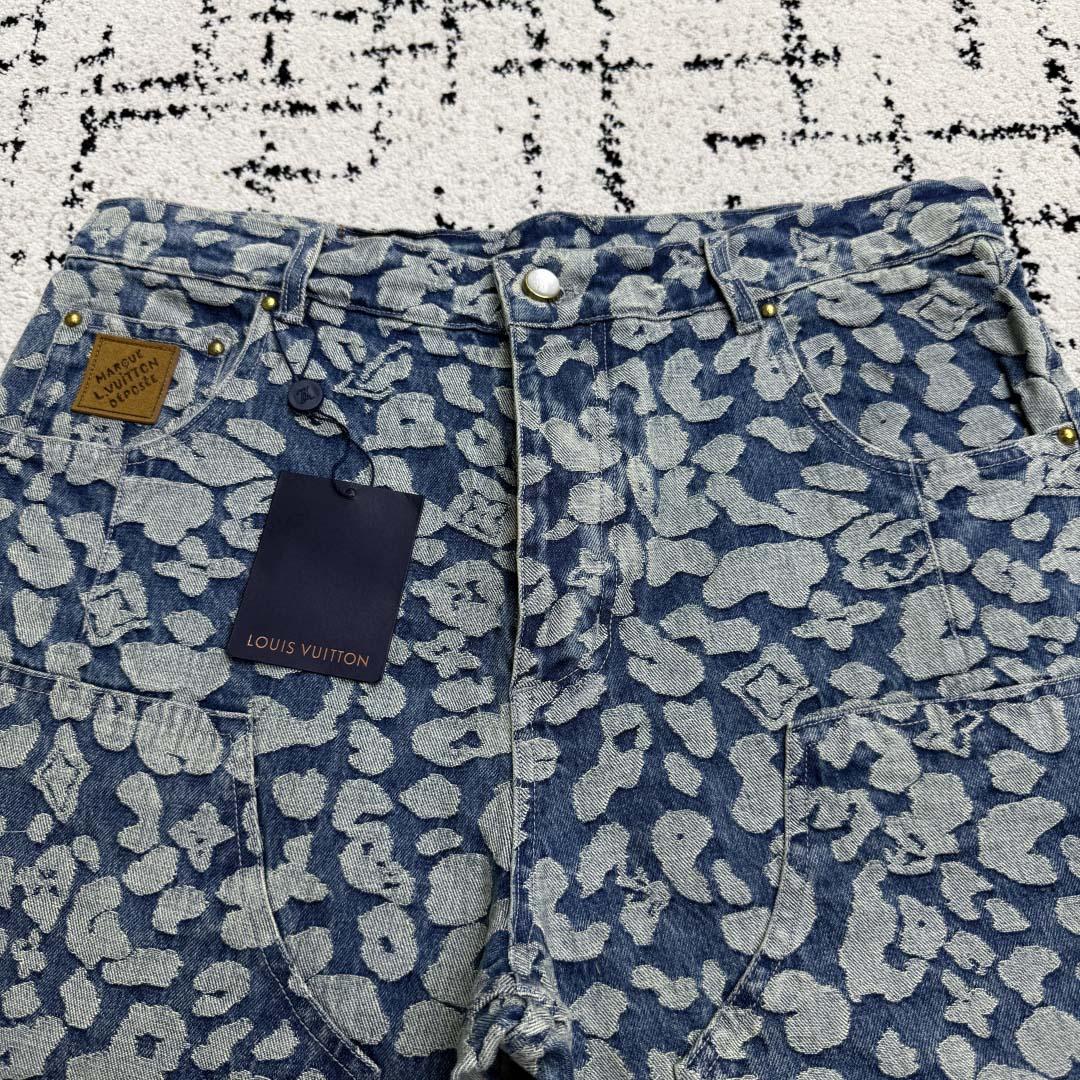 Louis Vuitton Jacquard Workwear Denim Pants   1AILS9 - FashionPlug