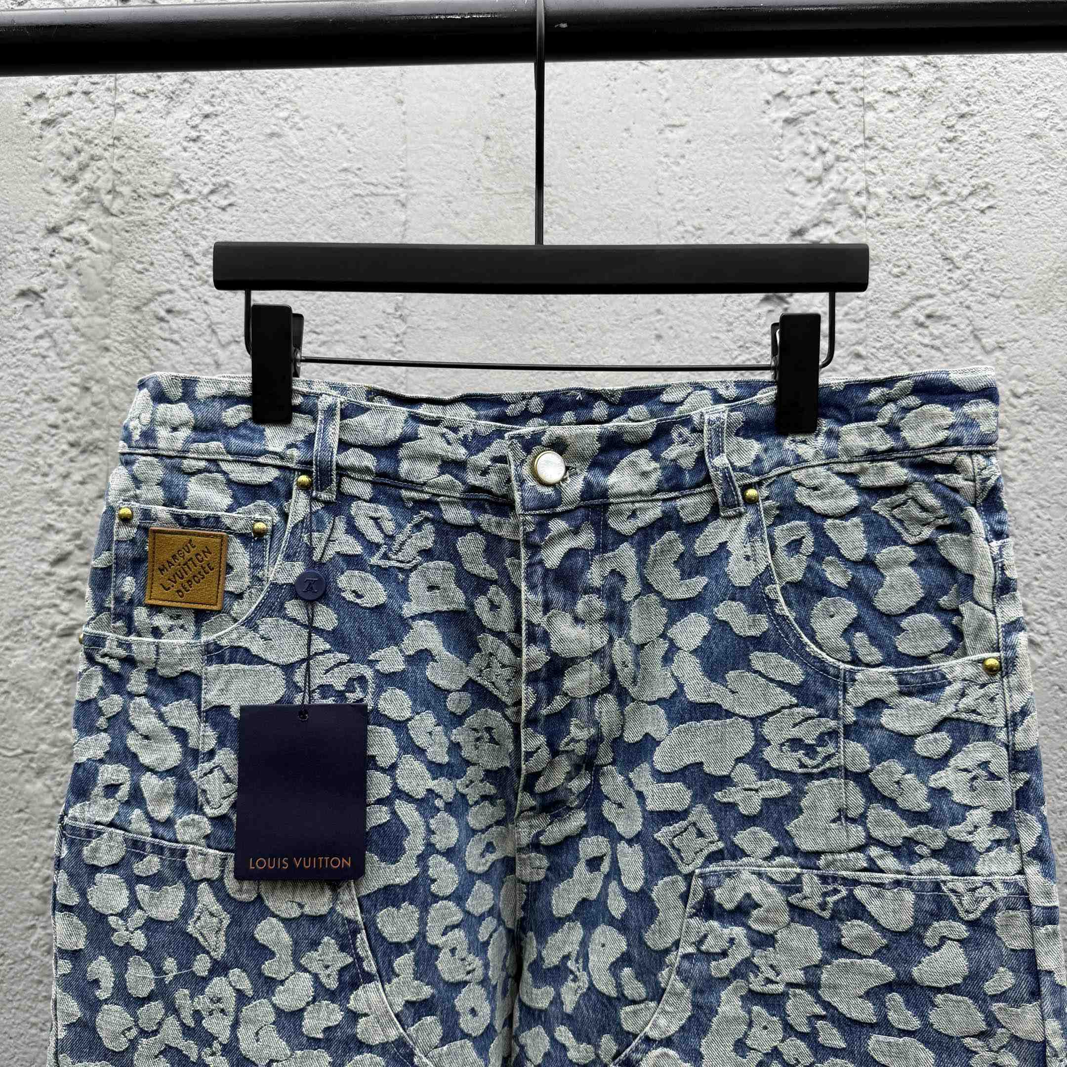 Louis Vuitton Jacquard Workwear Denim Pants   1AILS9 - FashionPlug