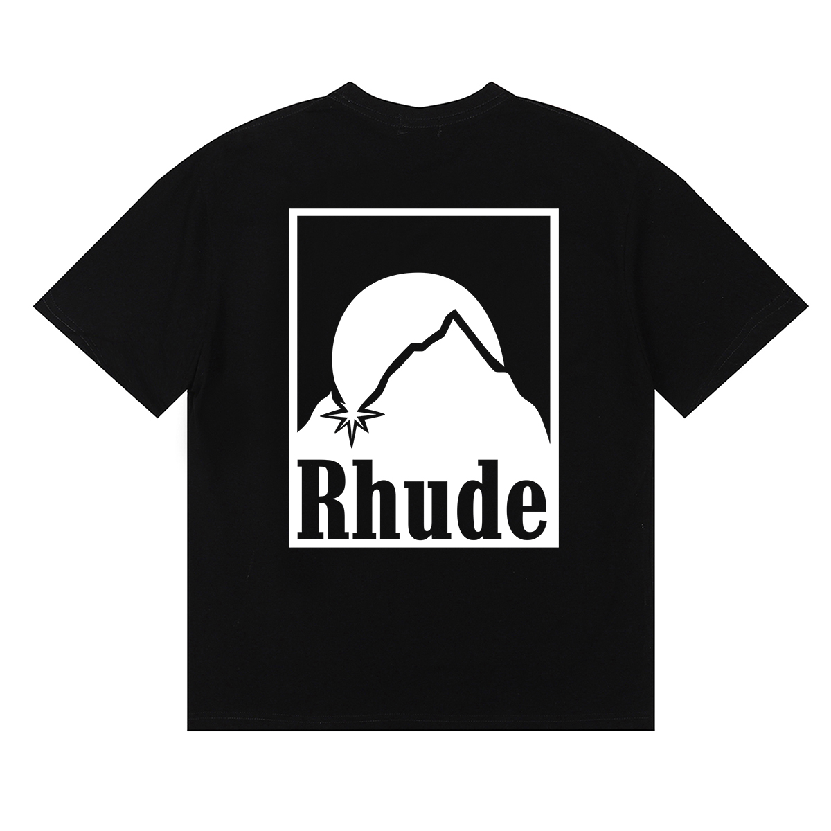 Rhude Off- Moonlight Badge T-Shirt - FashionPlug