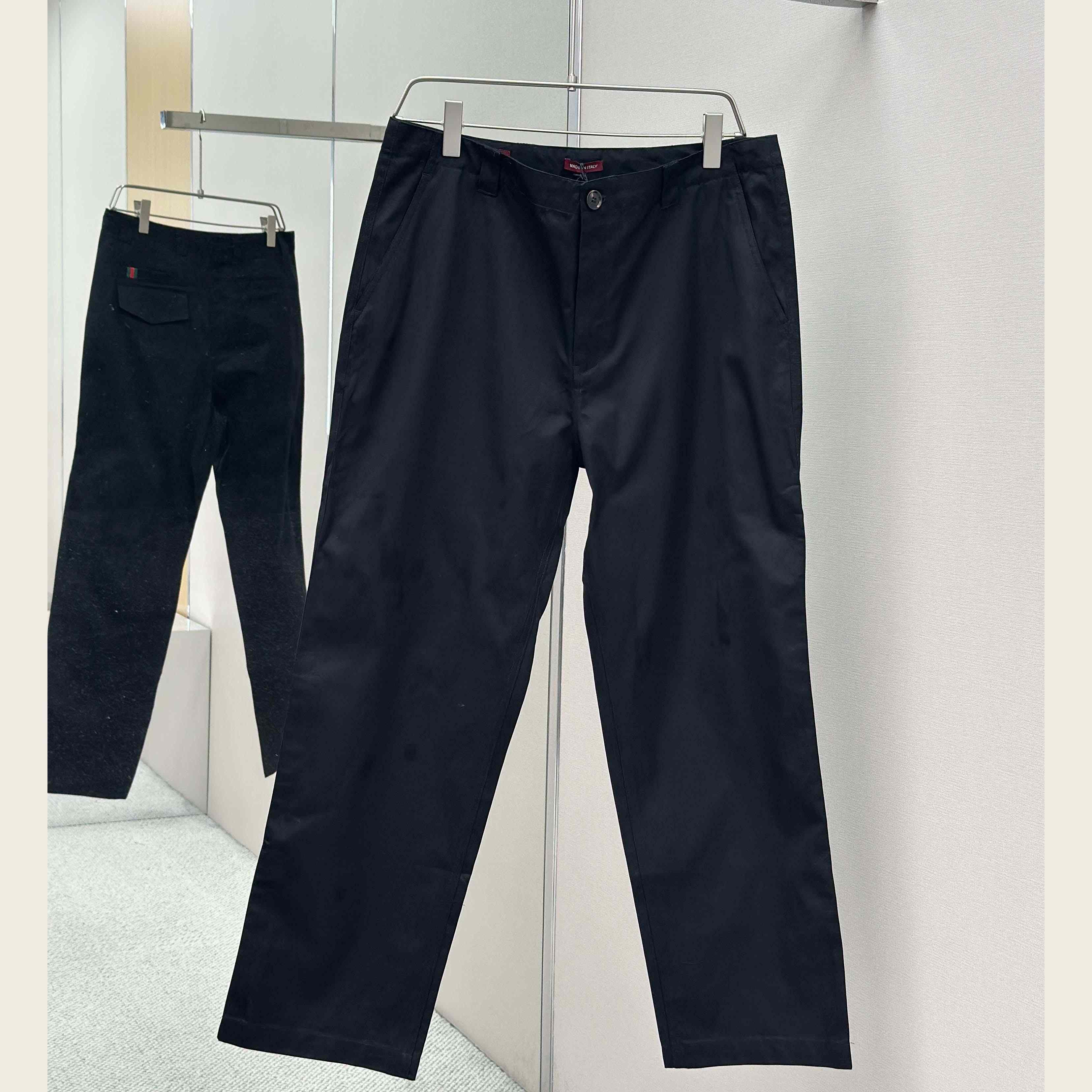 Gucci Cotton Pant With Web Detail - FashionPlug