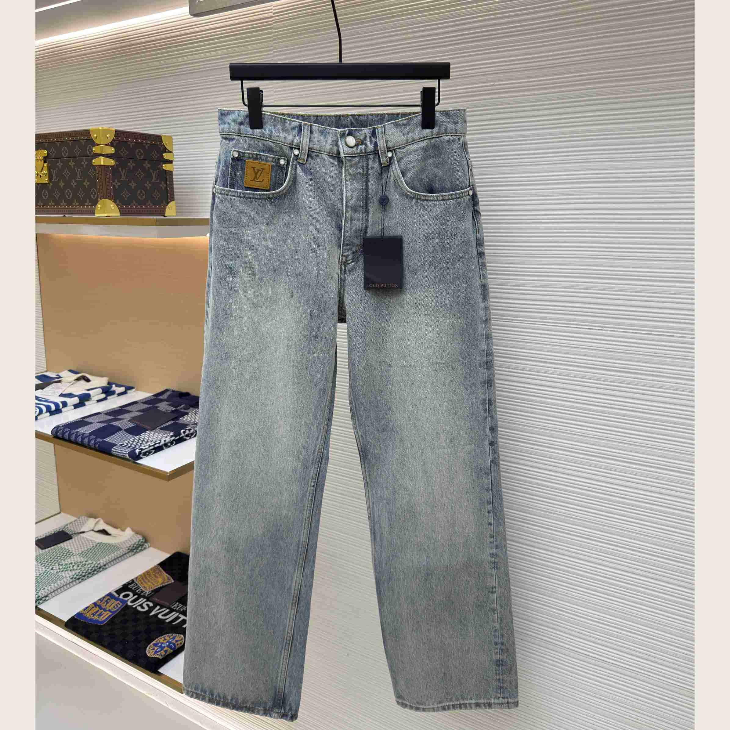 Louis Vuitton Slim Fit Denim Pants   1AGIXW - FashionPlug