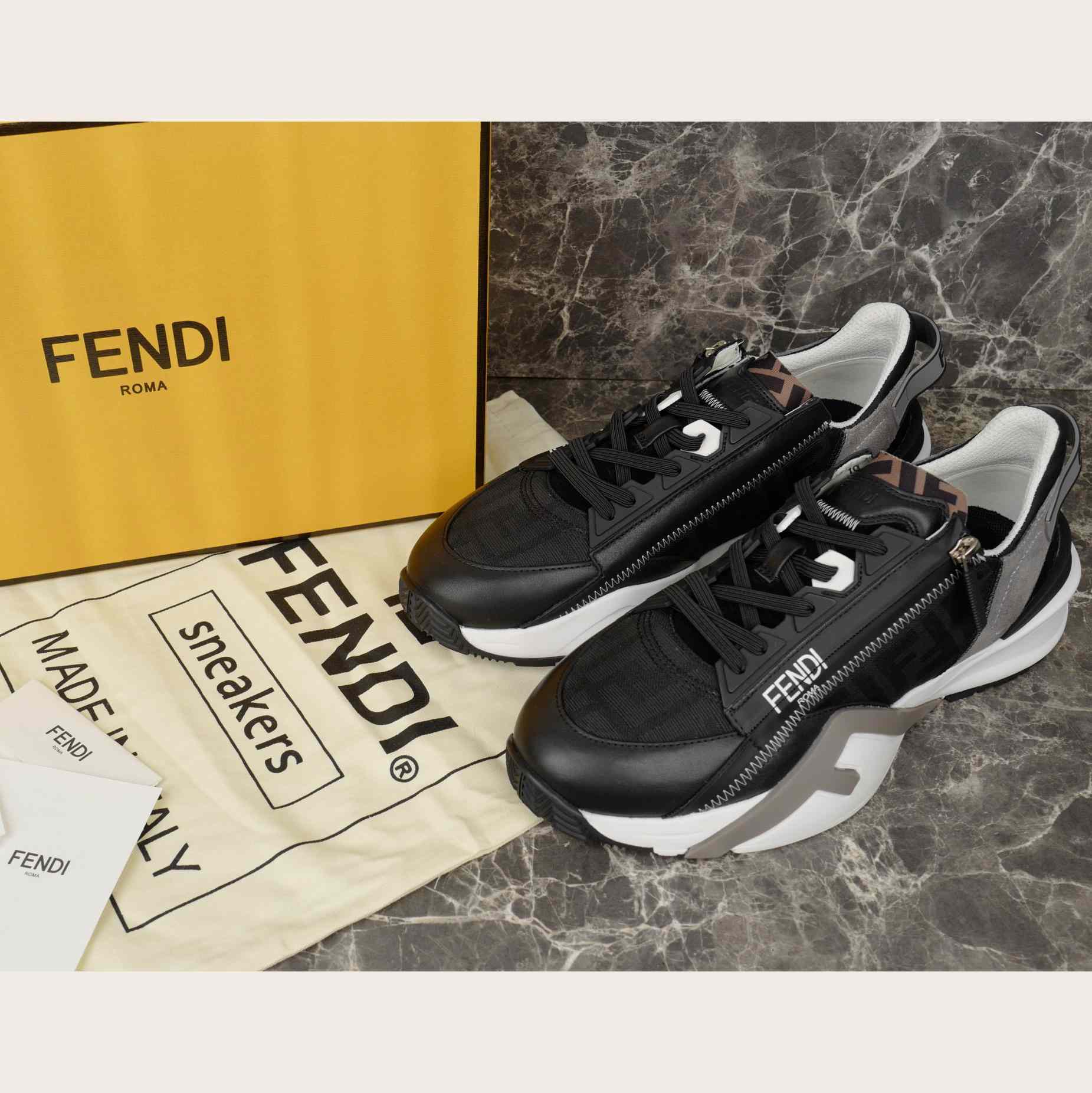 Fendi Flow Sneakers  - FashionPlug