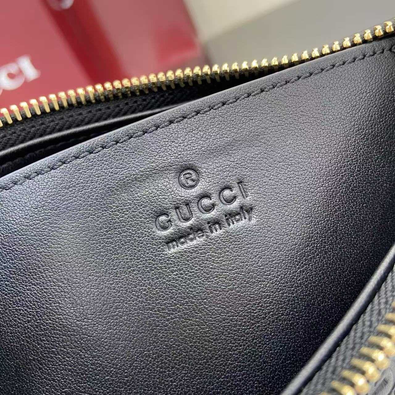 Gucci GG Emblem Small Shoulder Bag - FashionPlug
