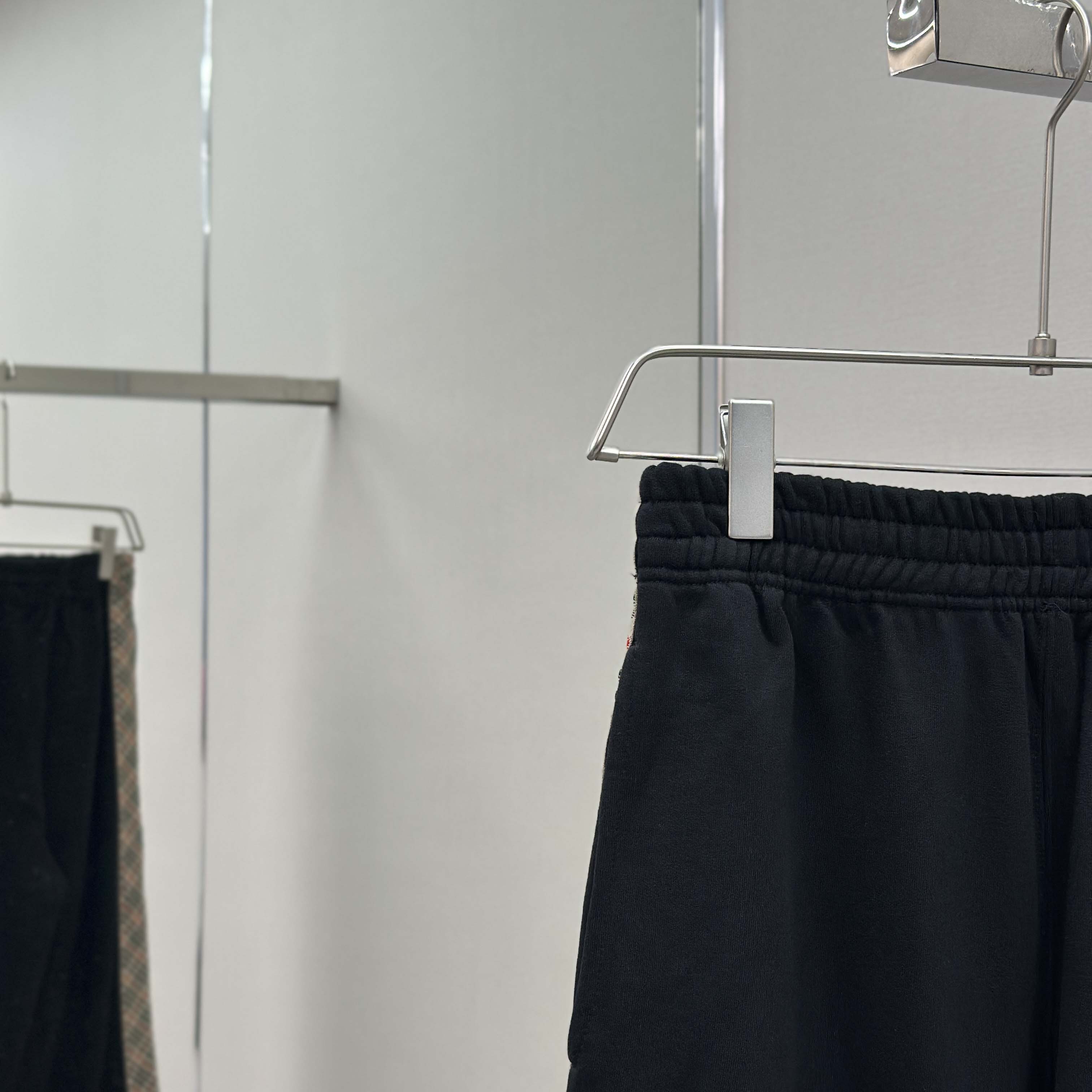 Burberry Check Trim Cotton Jogging Pants - FashionPlug