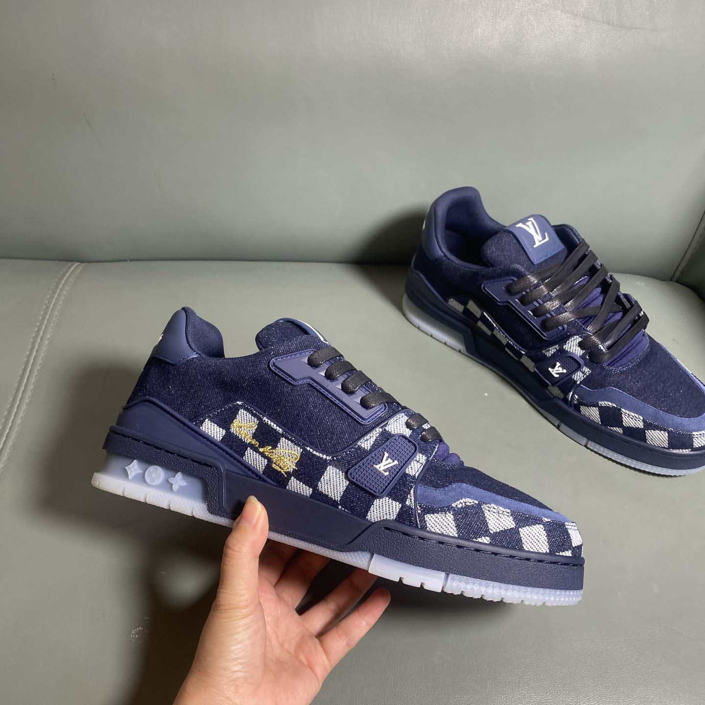 Louis Vuitton LV Trainer Sneaker  1AIKS9 - FashionPlug