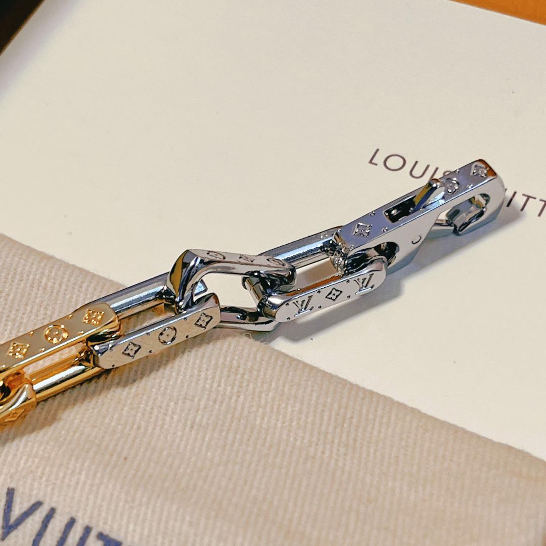 Louis Vuitton Monogram Chain Bracelet - FashionPlug