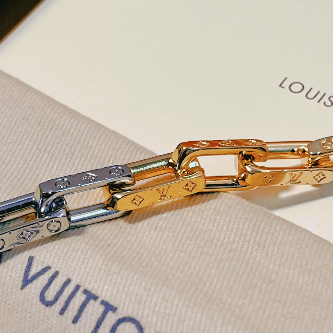 Louis Vuitton Monogram Chain Bracelet - FashionPlug