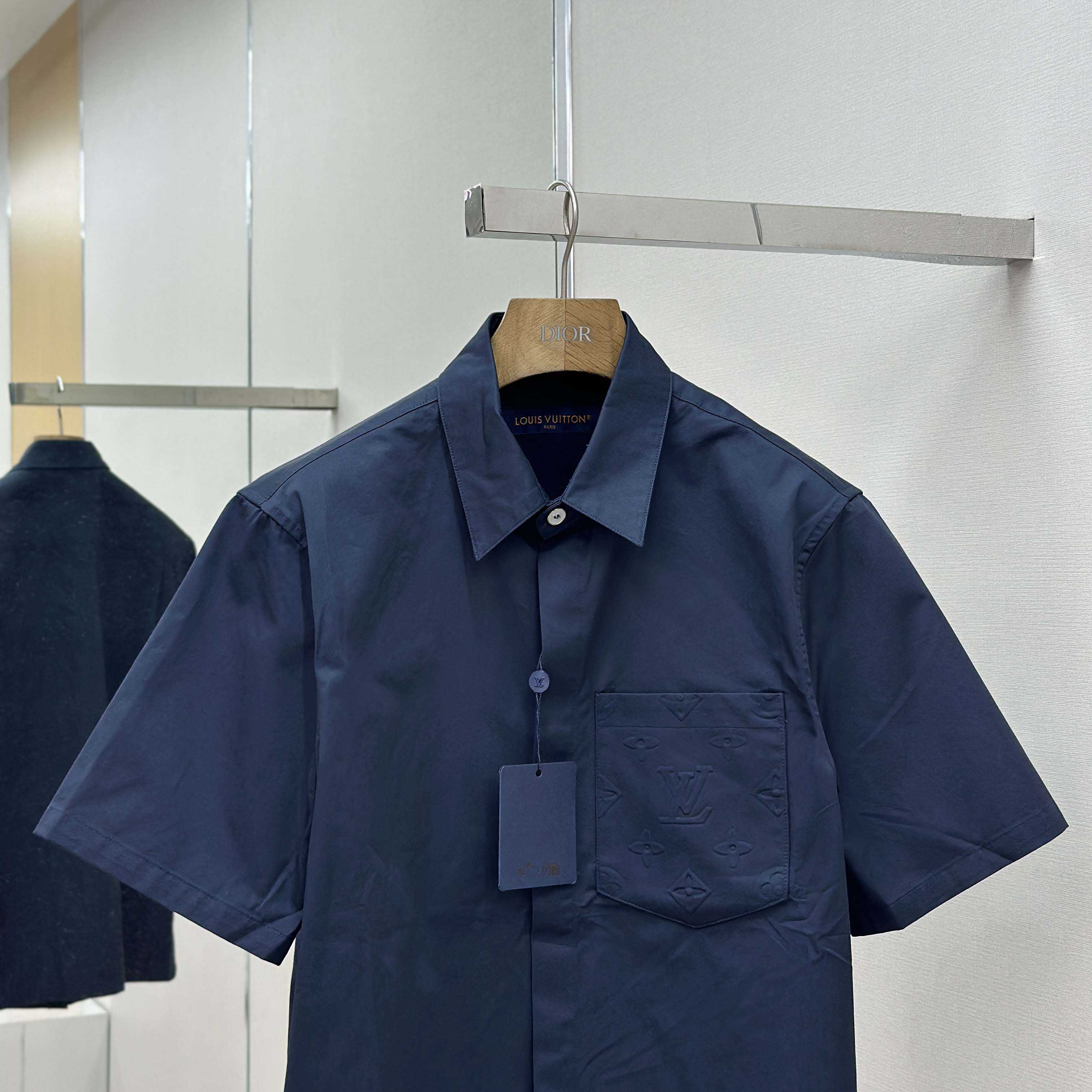 Louis Vuitton Monogram Pocket Short-Sleeved Shirt    - FashionPlug
