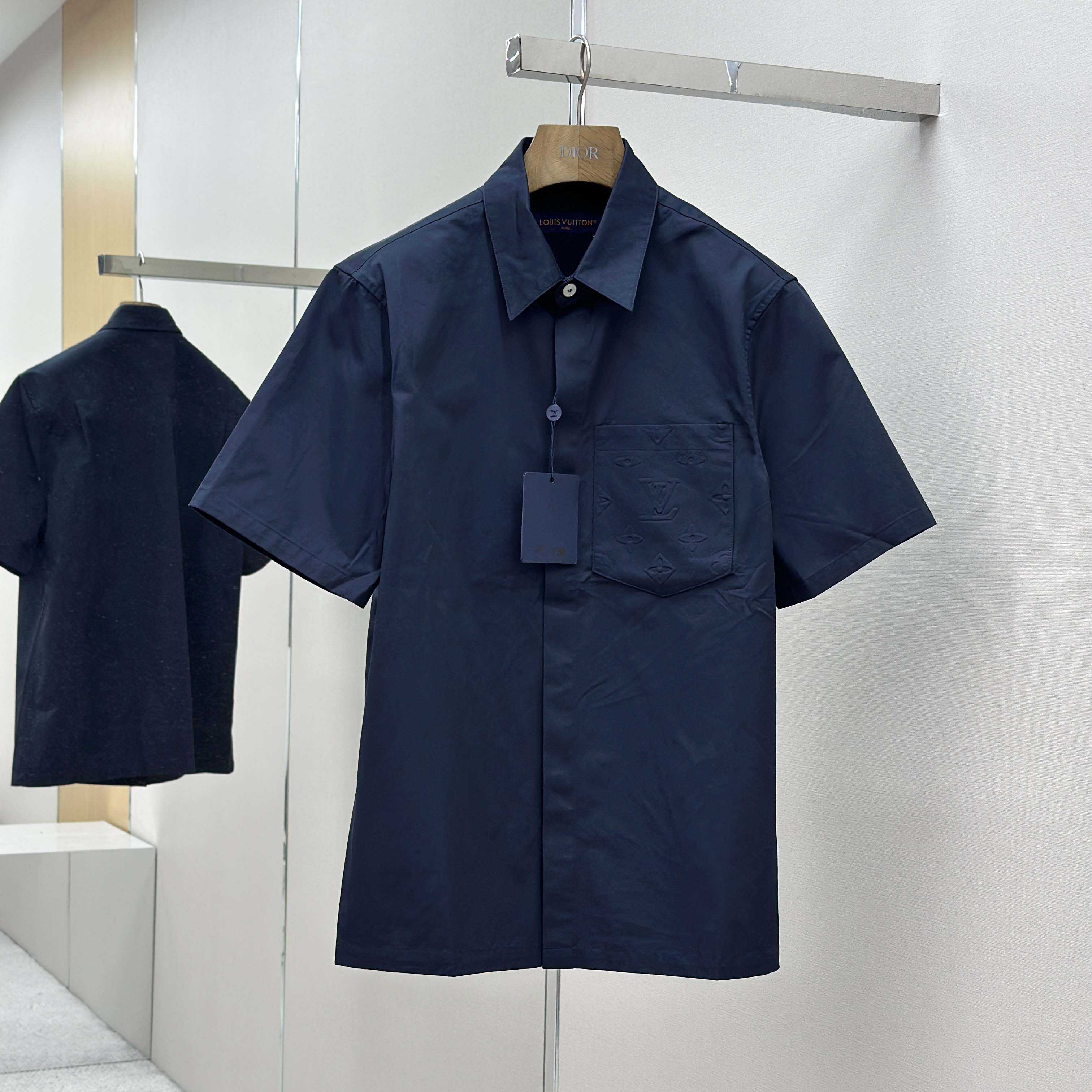 Louis Vuitton Monogram Pocket Short-Sleeved Shirt    - FashionPlug
