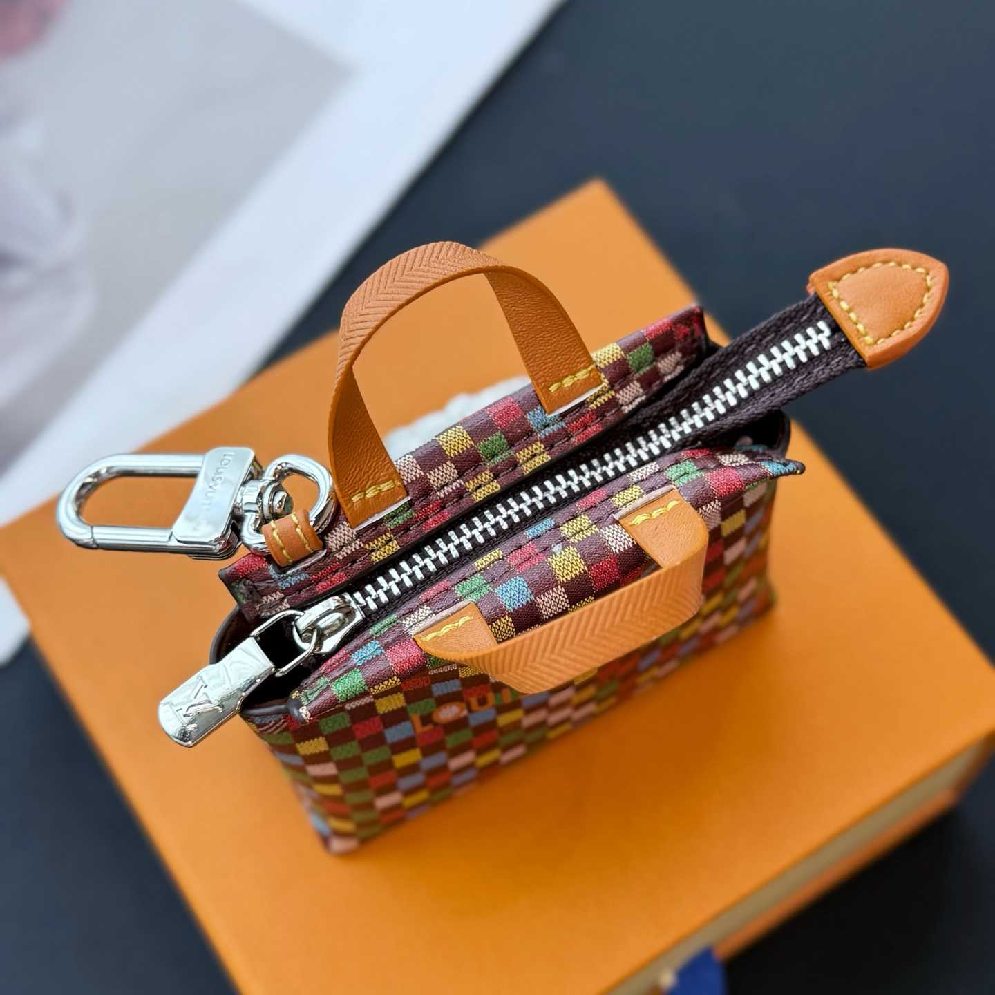 Louis Vuitton LV Mini Shopper Bag Charm    - FashionPlug