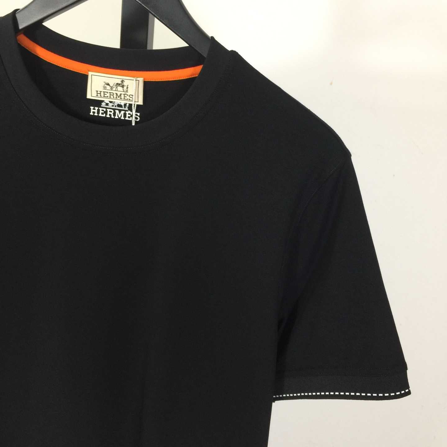 Hermes Cotton T-Shirt  - FashionPlug