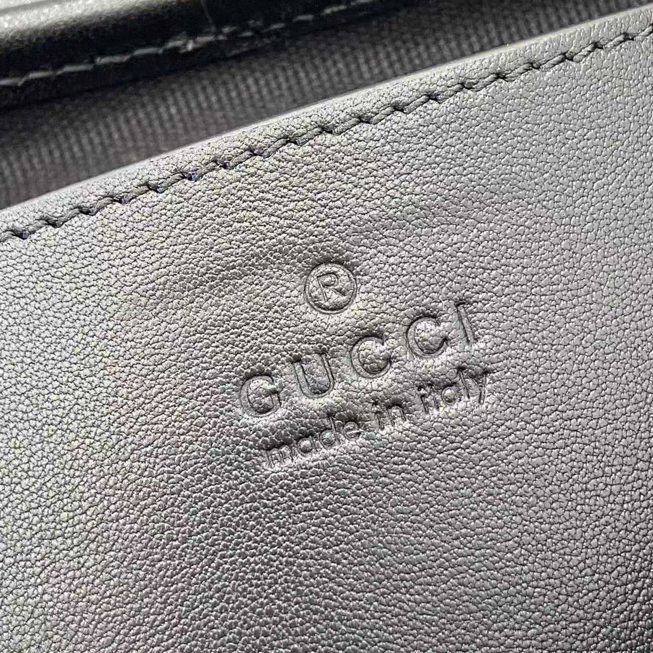 Gucci GG Emblem Small Shoulder Bag - FashionPlug
