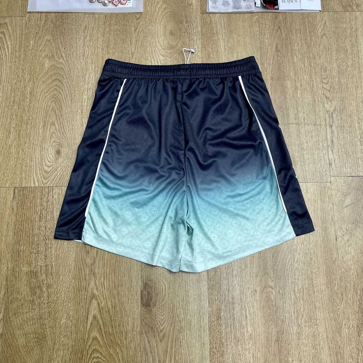 Casablanca Gradient Panelled Shorts   C1065 - FashionPlug