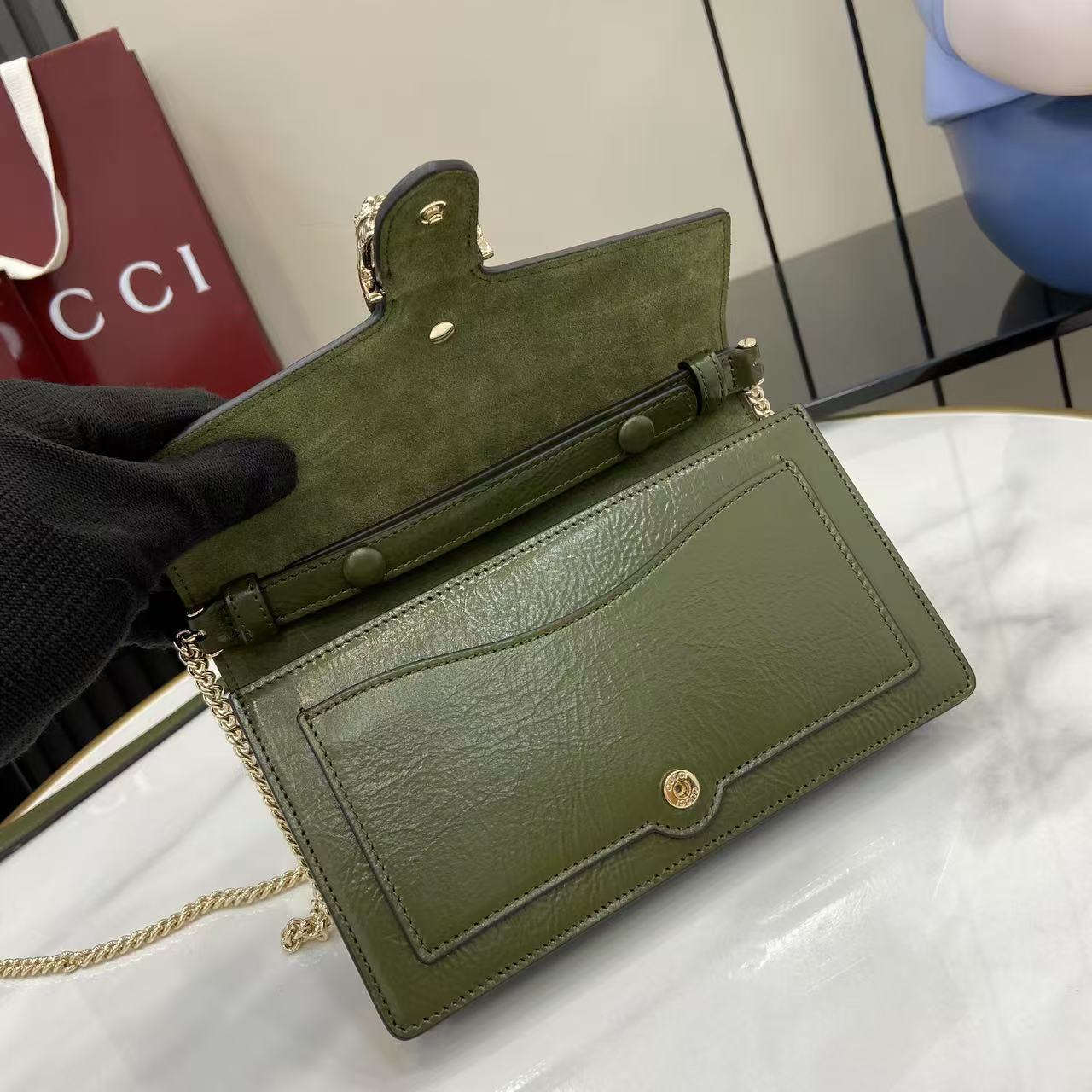 Gucci Dionysus Wallet On Chain - FashionPlug