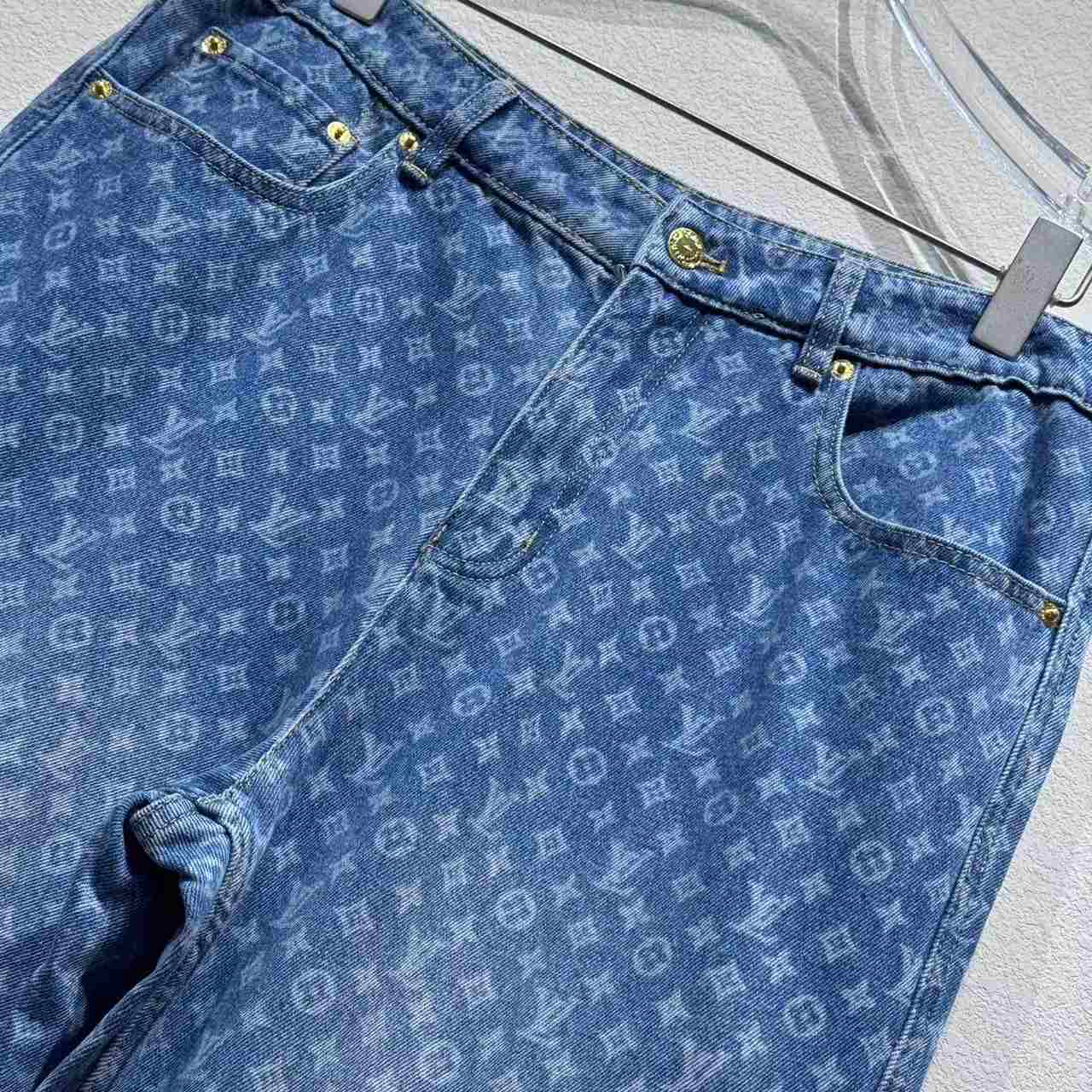 Louis Vuitton Monogram Flared Jeans   1AHENS - FashionPlug