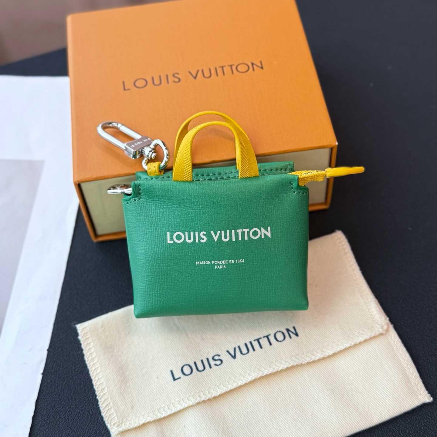 Louis Vuitton LV Mini Shopper Bag Charm    - FashionPlug