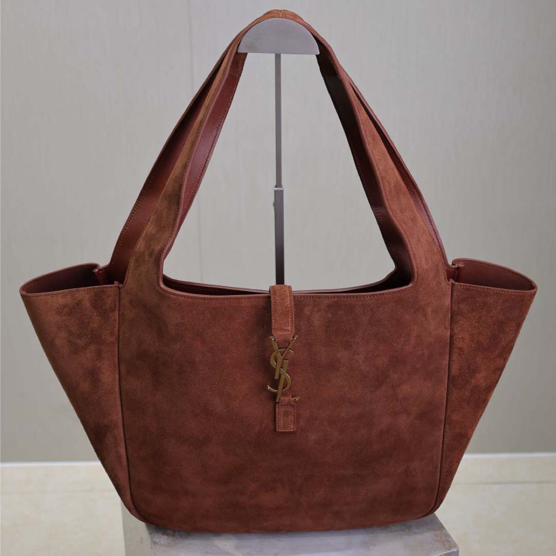 Saint Laurent LE 5 À 7 Bea In Suede - FashionPlug