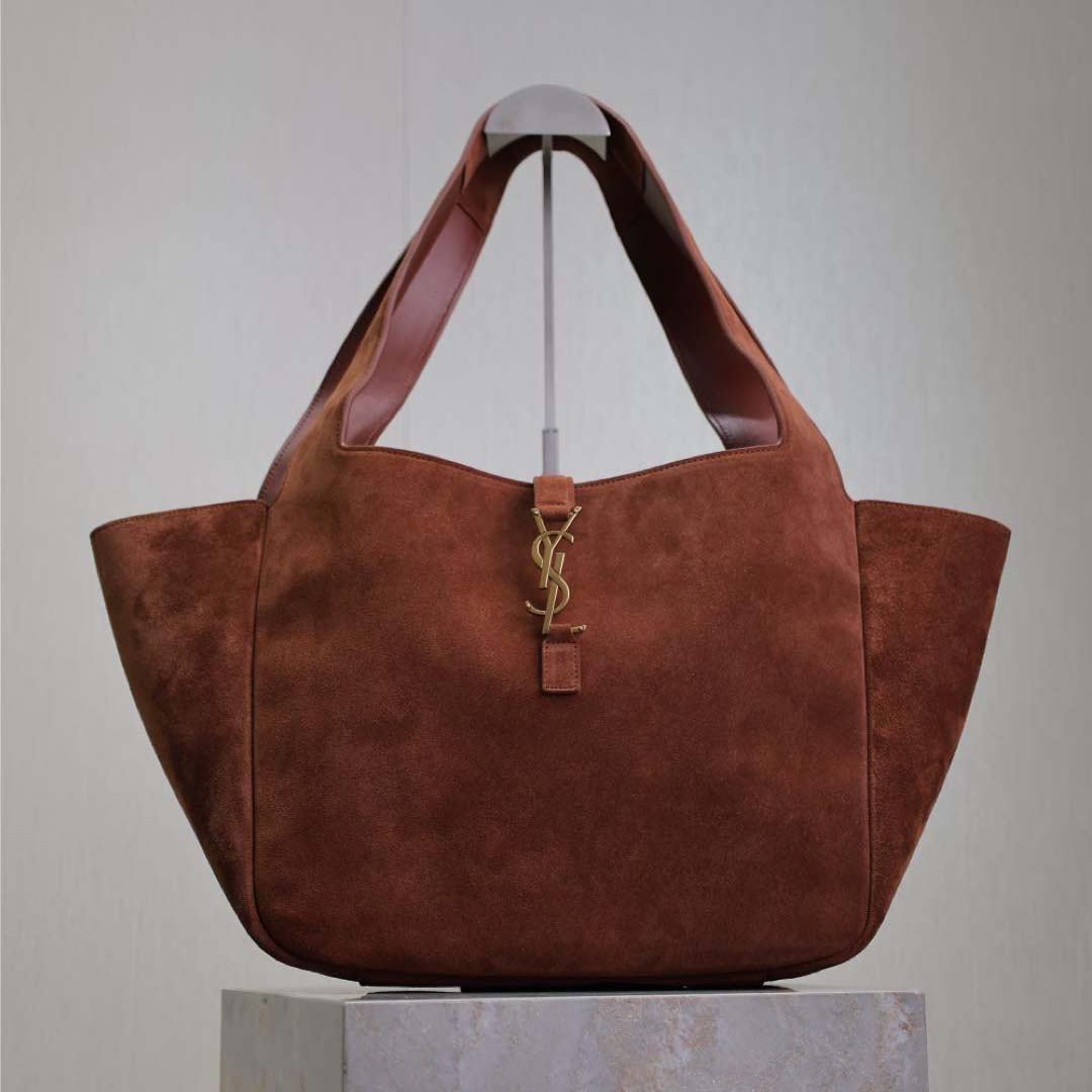 Saint Laurent LE 5 À 7 Bea In Suede - FashionPlug