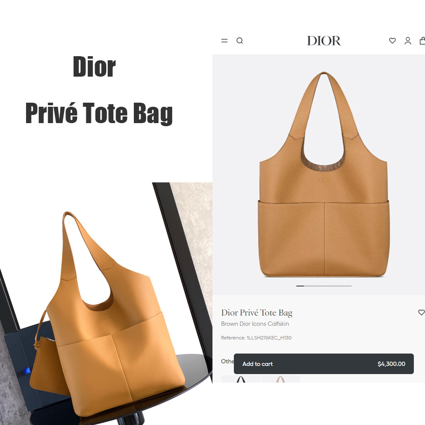 Dior Privé Tote Bag  - FashionPlug