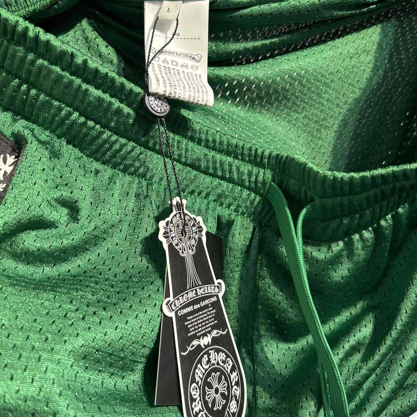 Chrome Hearts Chrome Hearts Floral Mesh Jersey Pants - FashionPlug