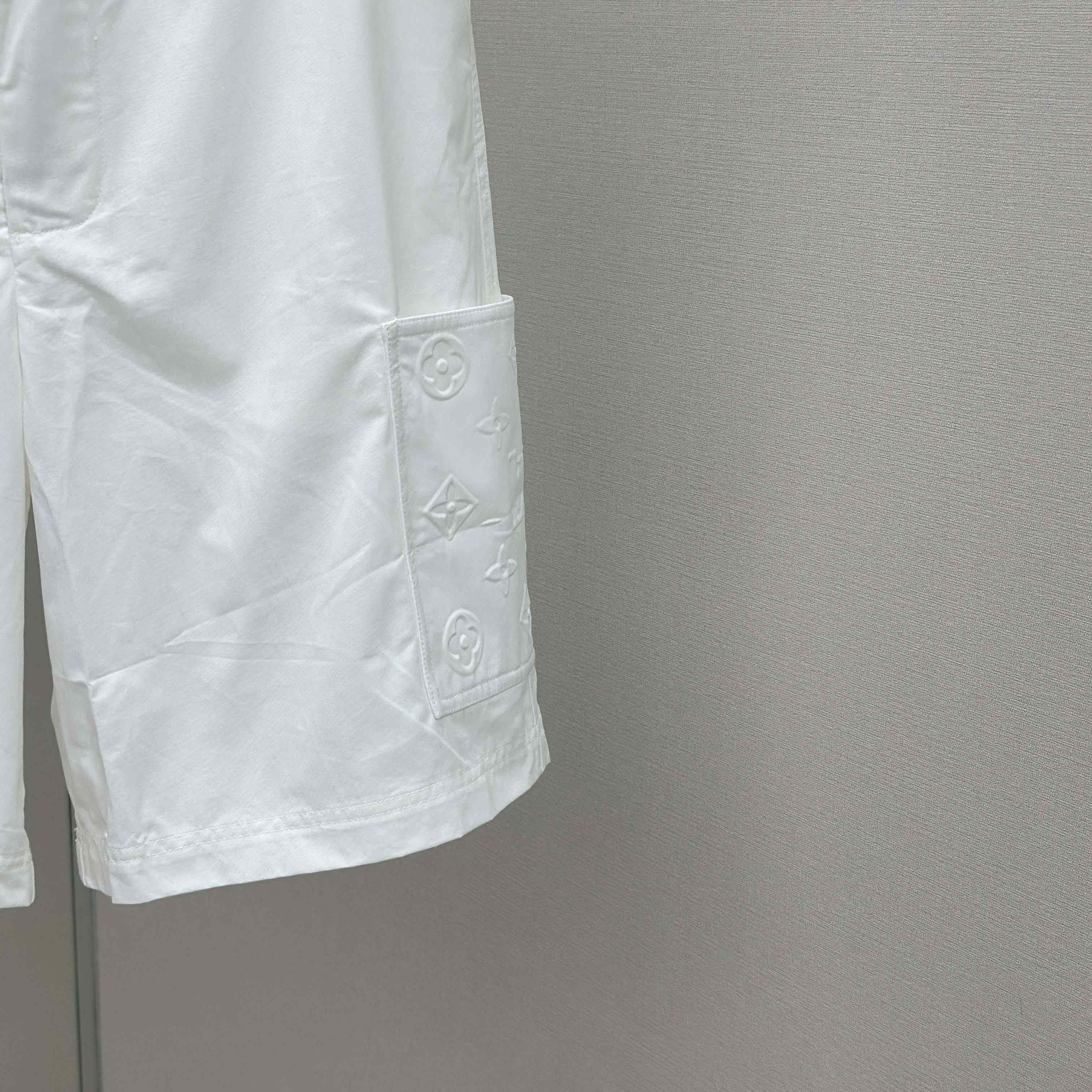 Louis Vuitton Monogram Pocket Cargo Shorts   - FashionPlug