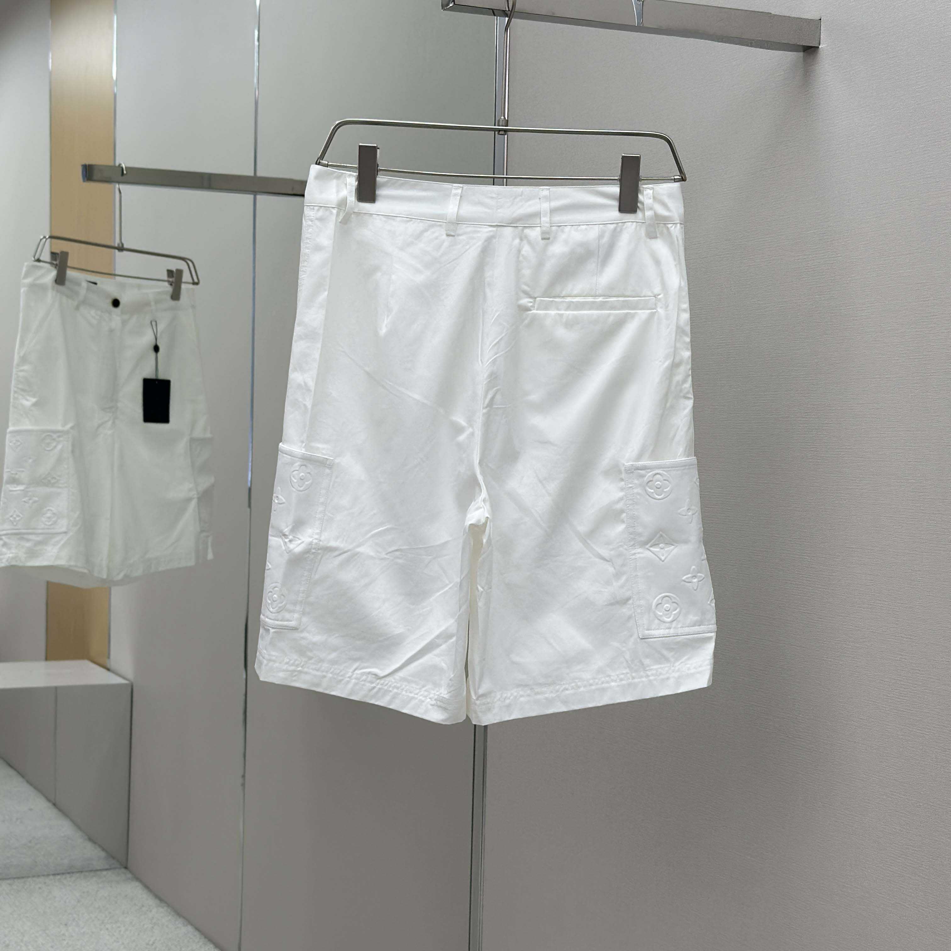 Louis Vuitton Monogram Pocket Cargo Shorts   - FashionPlug