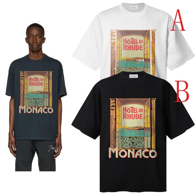Rhude Hotel De Rhude Cotton T-shirt - FashionPlug