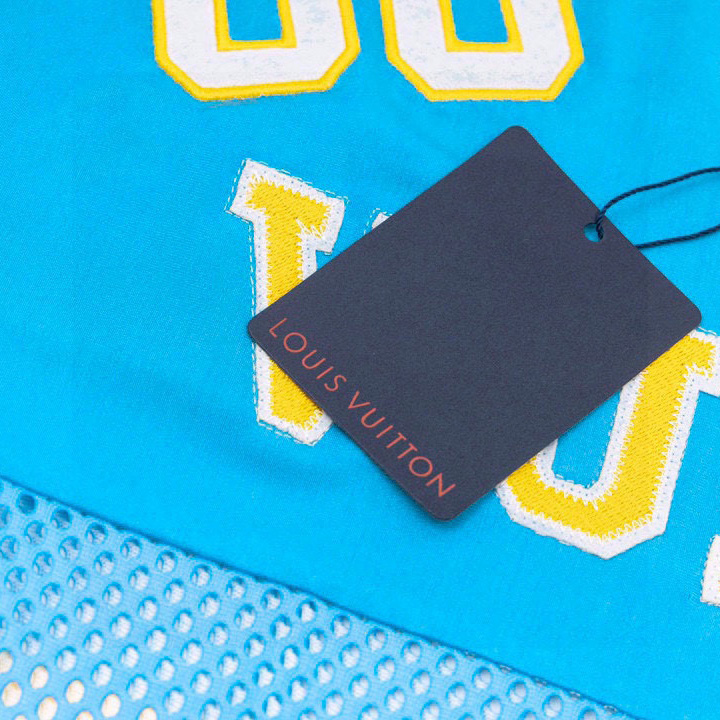 Louis Vuitton Sporty T-shirt with Patch Blue - FashionPlug