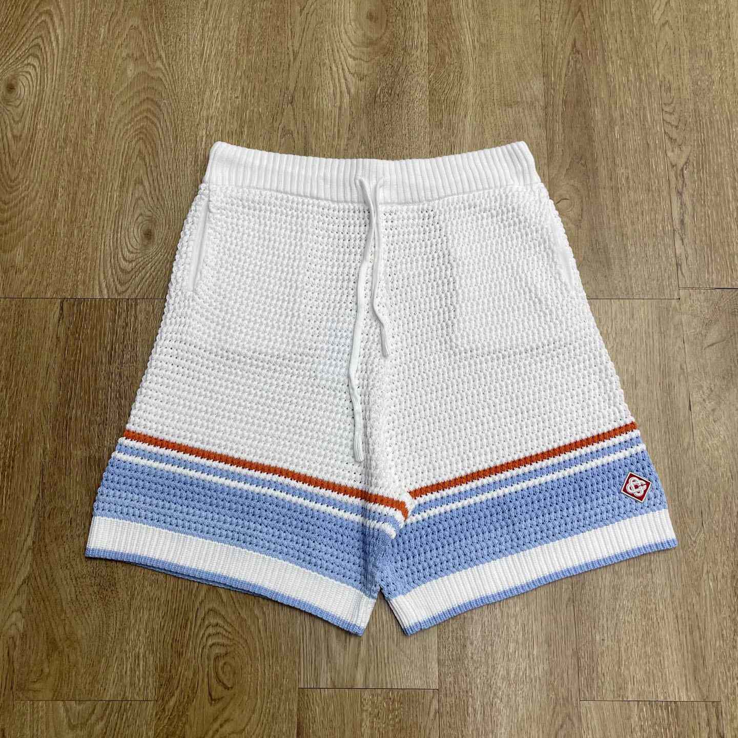 Casablanca Cotton Tennis Crochet Shorts    D0104 - FashionPlug