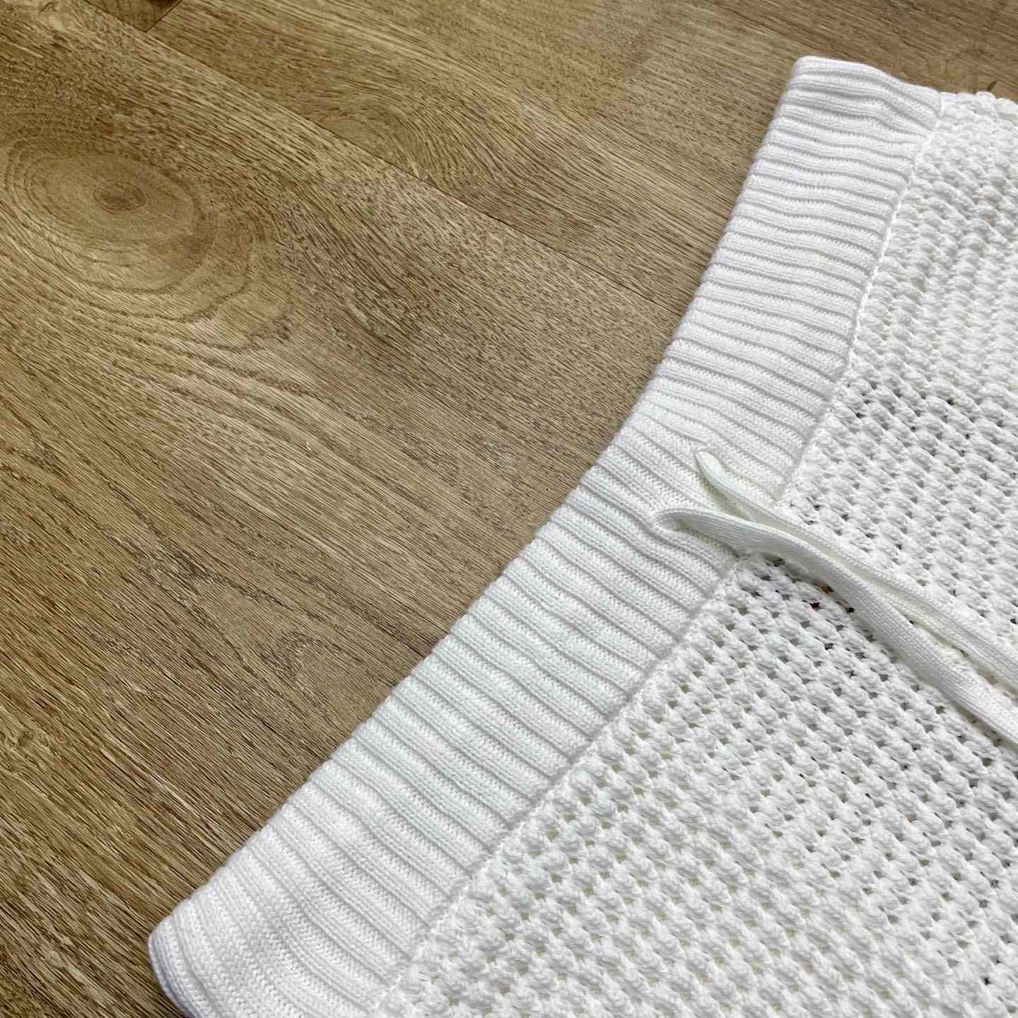 Casablanca Cotton Tennis Crochet Shorts    D0104 - FashionPlug