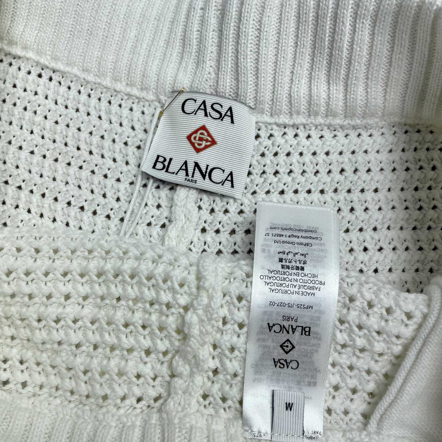 Casablanca Cotton Tennis Crochet Shorts    D0104 - FashionPlug