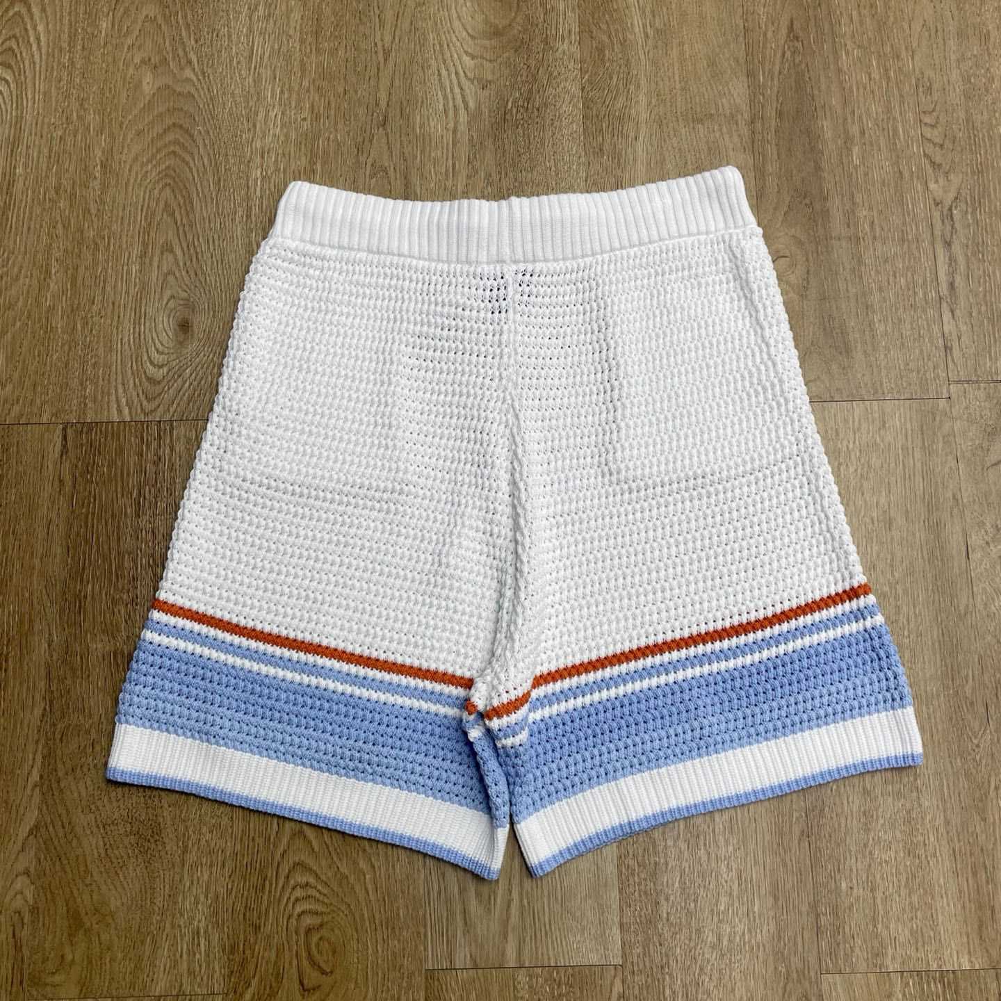Casablanca Cotton Tennis Crochet Shorts    D0104 - FashionPlug